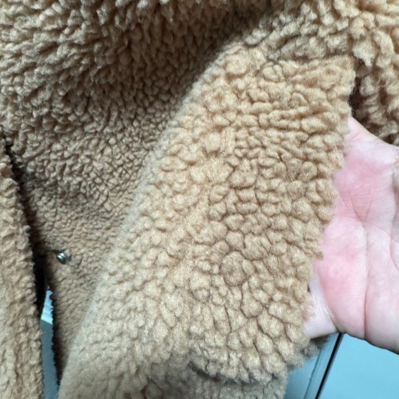 Audrey 3+1 Warm Teddy Bear Jacket Camel - Picture 6 of 11